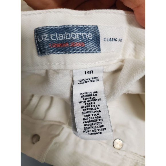 Vintage 80s LizWear Baggy Mom Jeans L High Waisted Pink Denim Tapered Size 14 - Picture 7 of 7